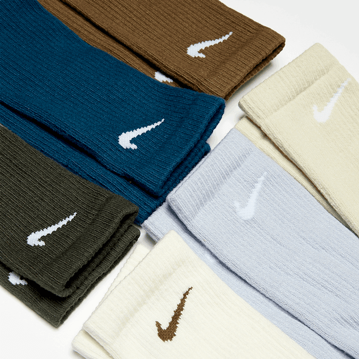 Nike Everyday Plus Cushioned Crew 6'lı Antrenman Çorapları