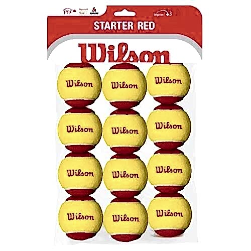 Wilson Tenis Topu Started Jr. 12li Çocuk Kırmızı