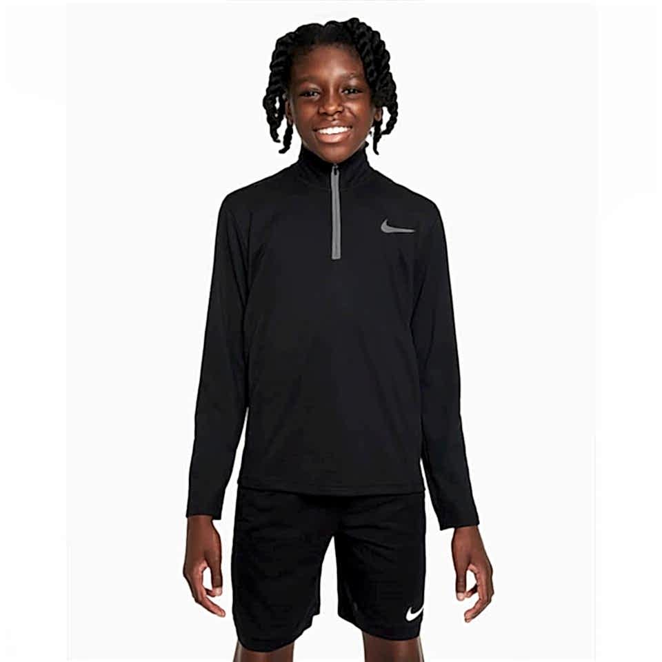 Nike Dri-Fit Poly+ Çeyrek Fermuarlı Erkek Çocuk Antrenman Üstü