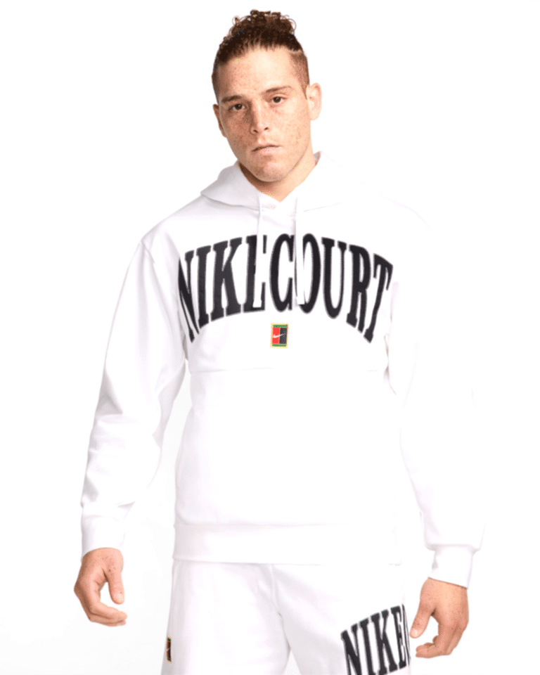 NikeCourt Dri-FIT Fleece Heritage Hoodie Erkek Sweatshirt