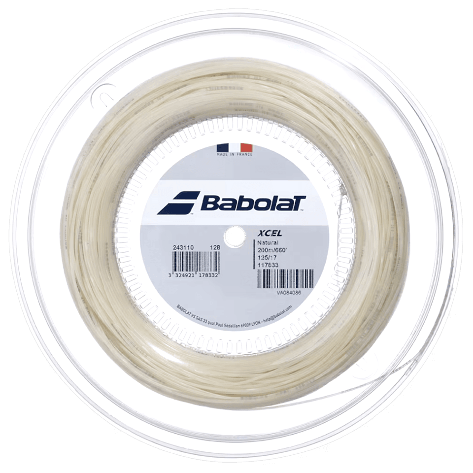 Babolat Xcel 1.25 Natural Renk 200m Rulo Kordaj