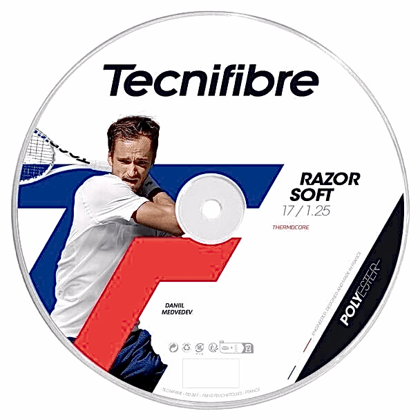Tecnifibre Razor Soft 1.25 Beyaz