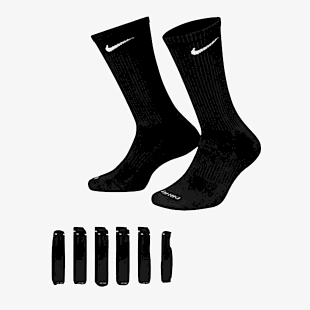Nike Everyday Cotton Cushioned Crew Unisex 6'lı Çorap
