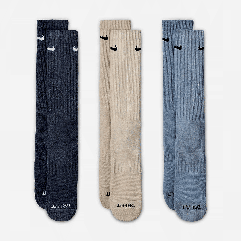 Nike Everyday Plus Cushion Crew Antrenman Çorabı   3'lü