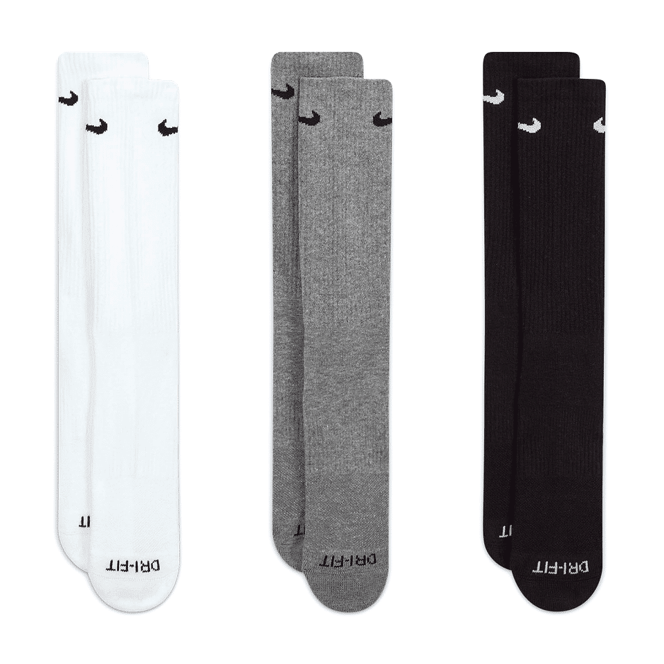 Nike Everyday Cotton Cushioned Crew Unisex 6'lı Çorap