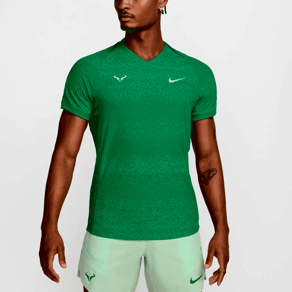 Rafa NikeCourt Dri-FIT ADV Kısa Kollu Erkek Tenis Üstü