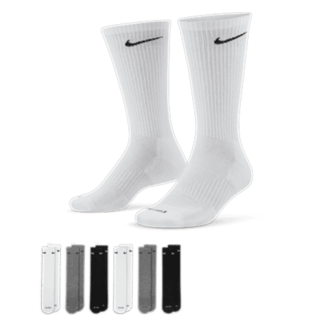 Nike Everyday Plus Cushioned Crew Unisex Çok Renkli Günlük Stil Çorap 6'Lı